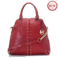 michael kors bowling stud medium rood boekentassen Allure Nederland fauao111